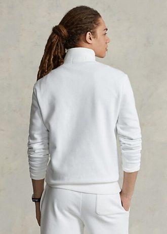 Weiße Fleece-Sweatshirts für Damen von Ralph Lauren Polo Sport