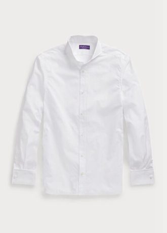 Weiße formelle Popeline-Hemden von Ralph Lauren Keaton für Herren