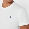 Weiße Herren Ralph Lauren Brust-Logo Rundhals T-Shirts Weiße Herren Ralph Lauren Brust-Logo Rundhals T-Shirts