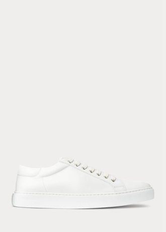 Weiße Herren-Sneakers „Severn“ aus Kalbsleder von Ralph Lauren