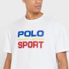 Weiße Herren-T-Shirts mit Rundhalsausschnitt und Logo von Ralph Lauren Weiße Herren-T-Shirts mit Rundhalsausschnitt und Logo von Ralph Lauren