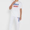 Weiße Herren-T-Shirts mit Rundhalsausschnitt und Logo von Ralph Lauren Weiße Herren-T-Shirts mit Rundhalsausschnitt und Logo von Ralph Lauren