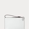 Weiße kleine Handtasche aus Leder mit Ösenstickerei für Damen von Ralph Lauren Weiße kleine Handtasche aus Leder mit Ösenstickerei für Damen von Ralph Lauren