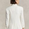 Weiße Leinenblazer von Ralph Lauren für Damen Weiße Leinenblazer von Ralph Lauren für Damen