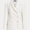 Weiße Leinenblazer von Ralph Lauren für Damen Weiße Leinenblazer von Ralph Lauren für Damen