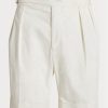 Weiße, maßgeschneiderte Stretch-Chino-Shorts für Herren von Ralph Lauren Weiße, maßgeschneiderte Stretch-Chino-Shorts für Herren von Ralph Lauren