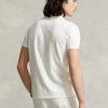 Weiße Poloshirts aus Mesh im Custom-Slim-Fit von Ralph Lauren für Herren Weiße Poloshirts aus Mesh im Custom-Slim-Fit von Ralph Lauren für Herren