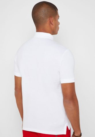 Weiße Poloshirts aus Mesh von Ralph Lauren für Herren