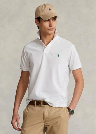 Weiße Poloshirts „The Earth“ von Ralph Lauren für Herren