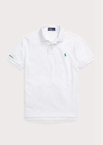 Weiße Poloshirts „The Earth“ von Ralph Lauren für Herren
