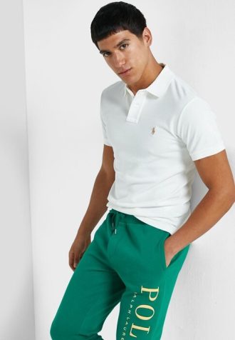 Weiße Ralph Lauren Essential Poloshirts für Herren