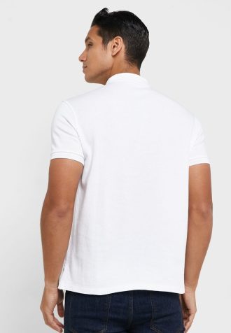 Weiße Ralph Lauren Essential Poloshirts für Herren