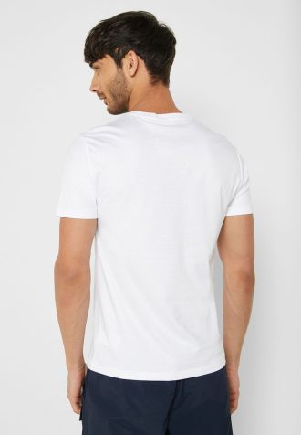 Weiße Ralph Lauren Essential T-Shirts mit Rundhalsausschnitt für Herren Weiße Ralph Lauren Essential T-Shirts mit Rundhalsausschnitt für Herren