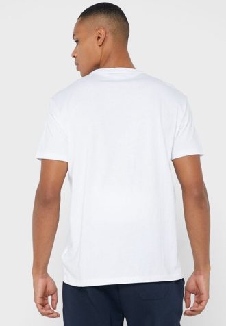 Weiße Ralph Lauren Graphic T-Shirts mit Rundhalsausschnitt für Herren
