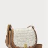 Weiße Ralph Lauren Polo ID Häkelhandtasche für Damen Weiße Ralph Lauren Polo ID Häkelhandtasche für Damen