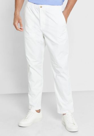 Weiße Ralph Lauren Prepster Jogginghose für Herren