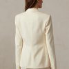 Weiße Ralph Lauren Safford Blazer aus Wollgabardine für Damen Weiße Ralph Lauren Safford Blazer aus Wollgabardine für Damen