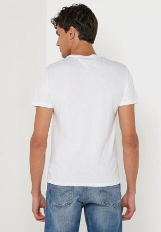 Weiße Ralph Lauren T-Shirts mit Rundhalsausschnitt und Print für Herren