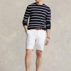 Weiße Ralph Lauren Tailored Fit Stretch-Twill-Shorts für Herren Weiße Ralph Lauren Tailored Fit Stretch-Twill-Shorts für Herren