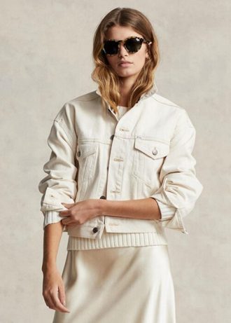 Weiße Ralph Lauren The New Denim Project Trucker-Jacken für Damen