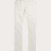 Weiße Slim Fit Stretchjeans für Herren von Ralph Lauren