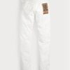 Weiße Slim Fit Whitestone Jeans für Herren von Ralph Lauren