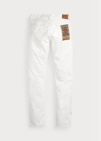 Weiße Slim Fit Whitestone Jeans für Herren von Ralph Lauren