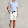 Weiße Stretch-Chinoshorts im Slim Fit von Ralph Lauren für Herren