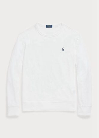 Weißes Ralph Lauren Spa Terry-Sweatshirt für Herren